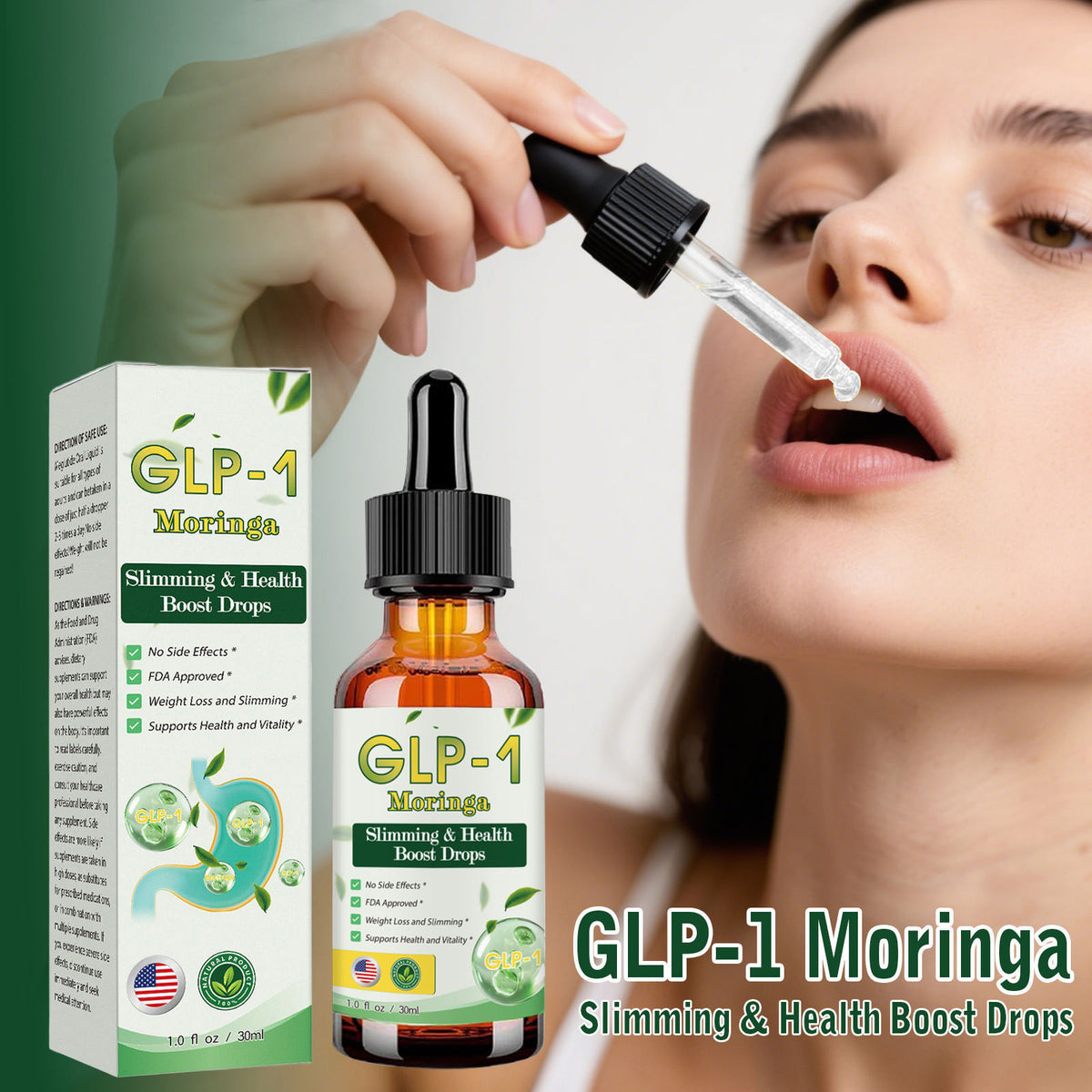 Body care drops and dietary supplements