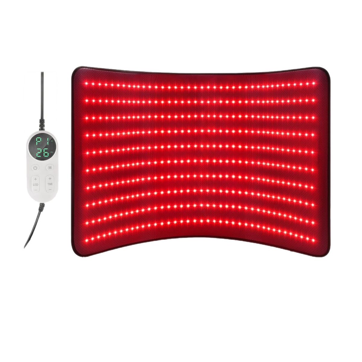 Dual-Wave Infrared Heating Pad with Red Light Therapy