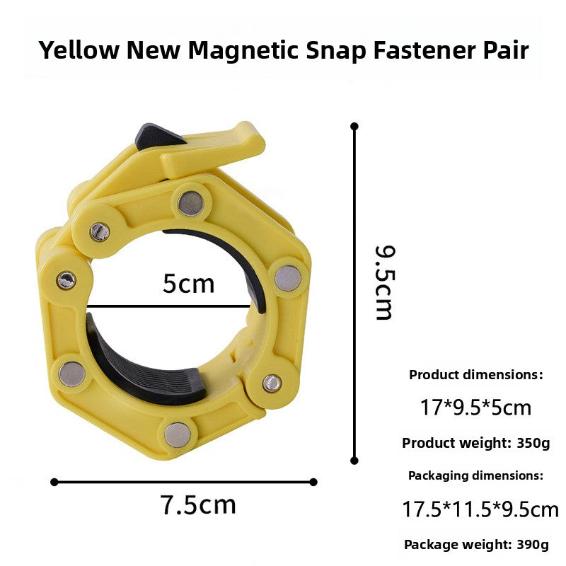 Fitness Barbell Magnetic Snap Lock Collar