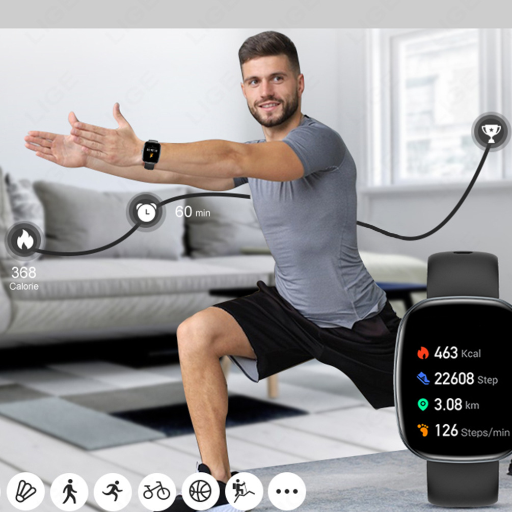 Bluetooth Smart Watch with Health Monitoring