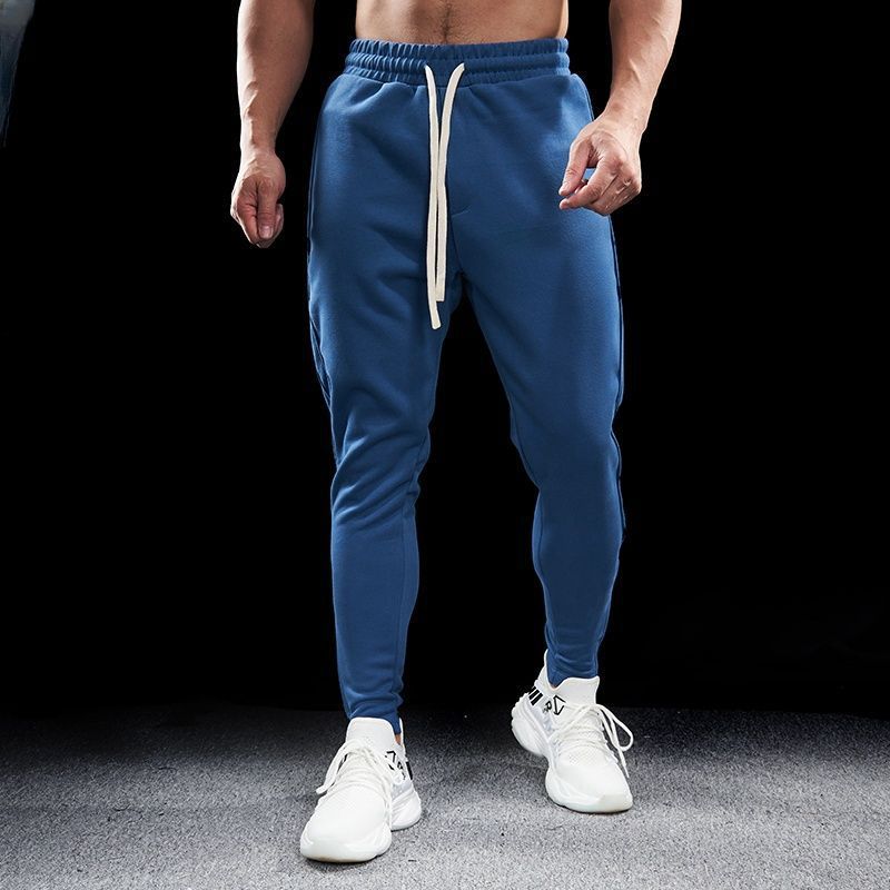 Mens Stretch Running Pants with Zipper