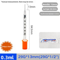 Disposable Insulin Syringe 1ml 31G 6mm with Needle