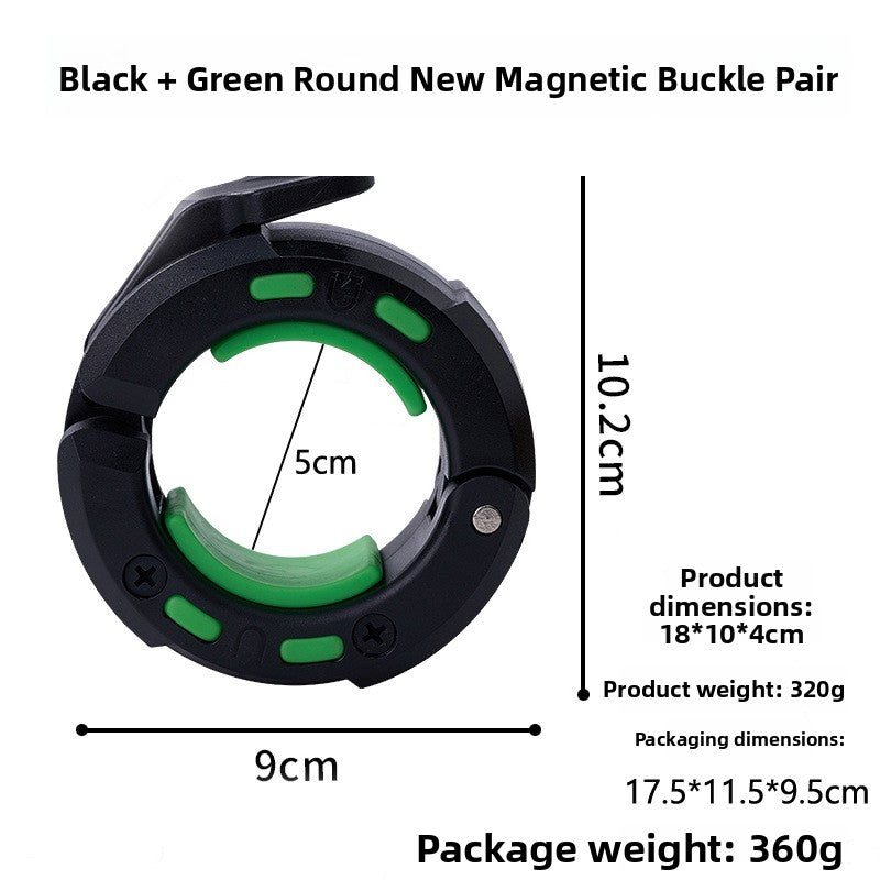 Fitness Barbell Magnetic Snap Lock Collar