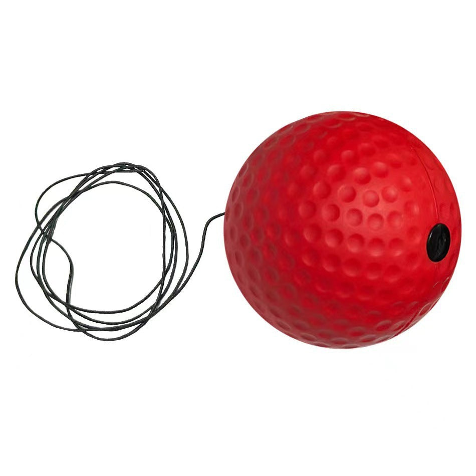 Head-Mounted Boxing Reaction Ball for Fitness and Reflex Training
