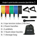 Fitness Resistance Band Set 11 Pieces for Home Workout Strength Training