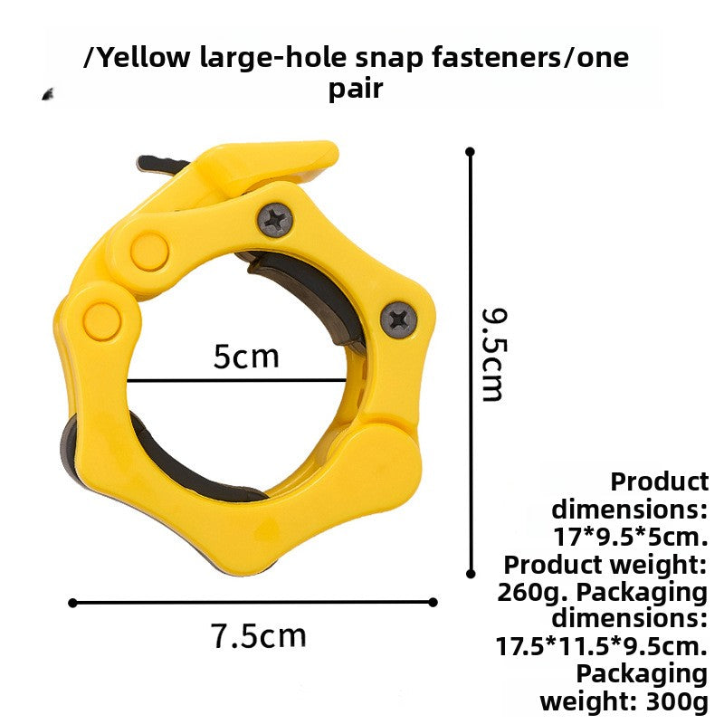 Fitness Barbell Magnetic Snap Lock Collar