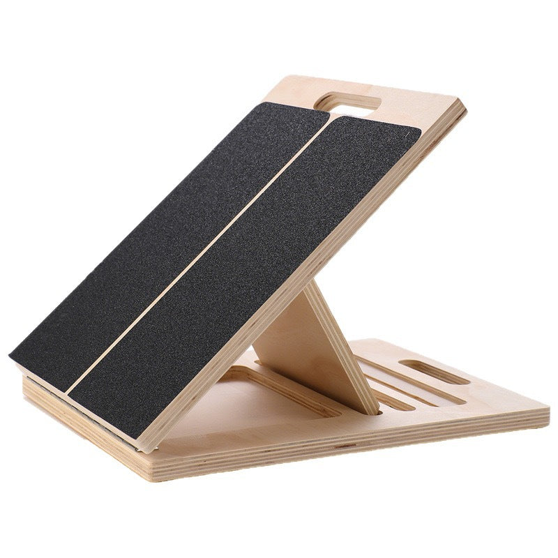 Adjustable Wooden Calf Stretching Fitness Board
