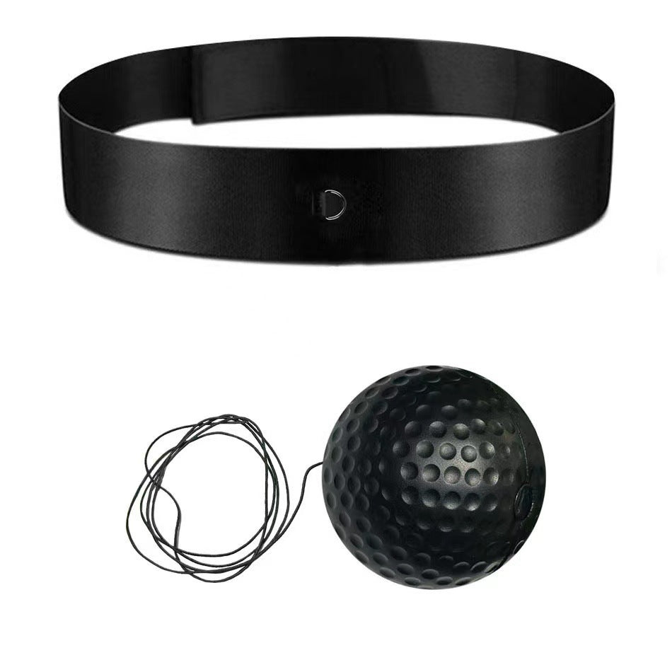 Head-Mounted Boxing Reaction Ball for Fitness and Reflex Training