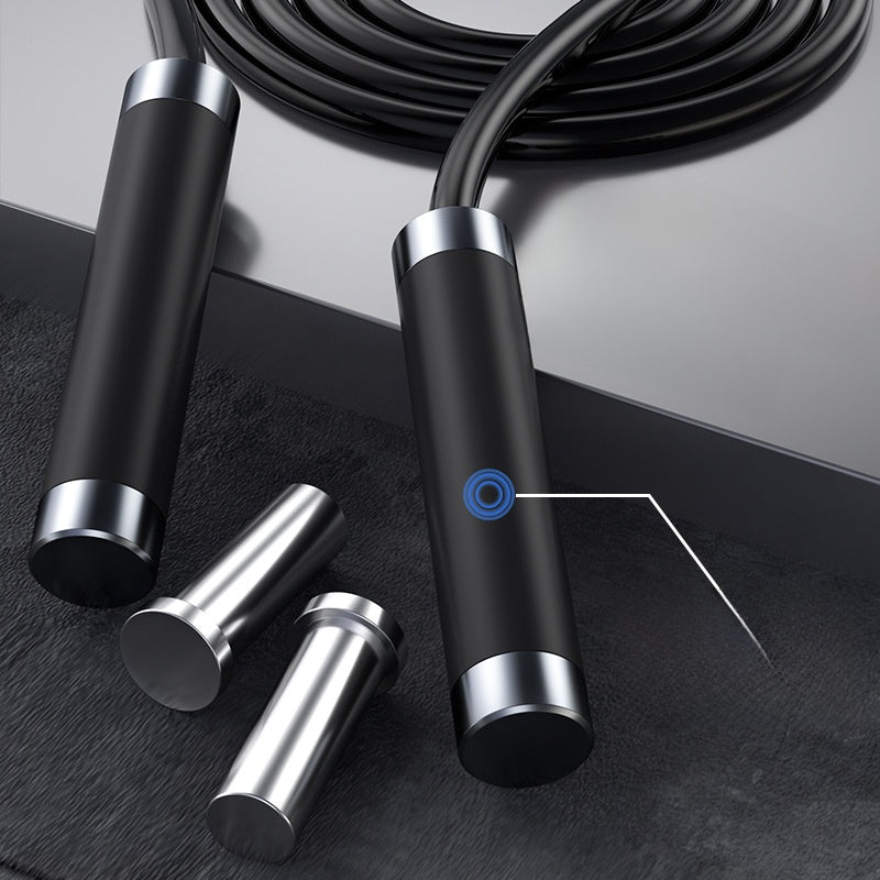 Adjustable Weighted Skipping Rope for Adult Fitness Training