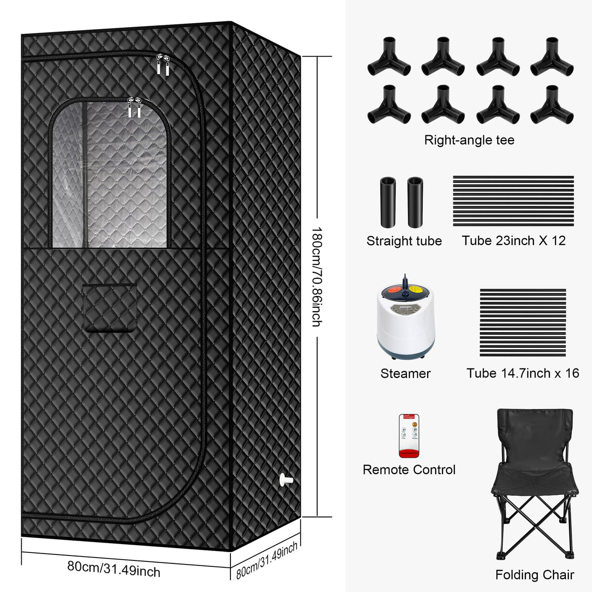 Portable Folding Steam Sauna Box
