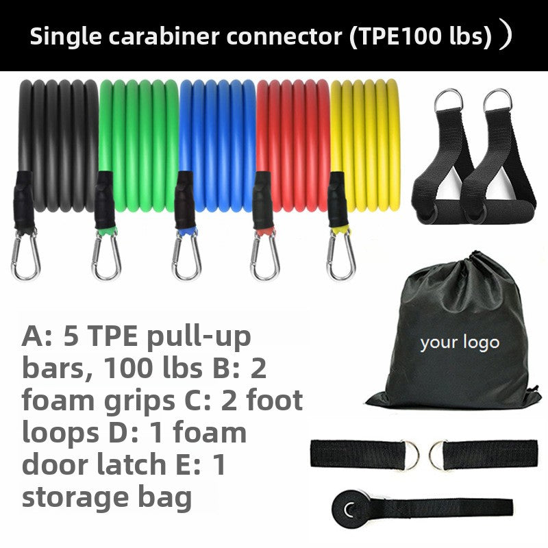 Fitness Resistance Band Set 11 Pieces for Home Workout Strength Training