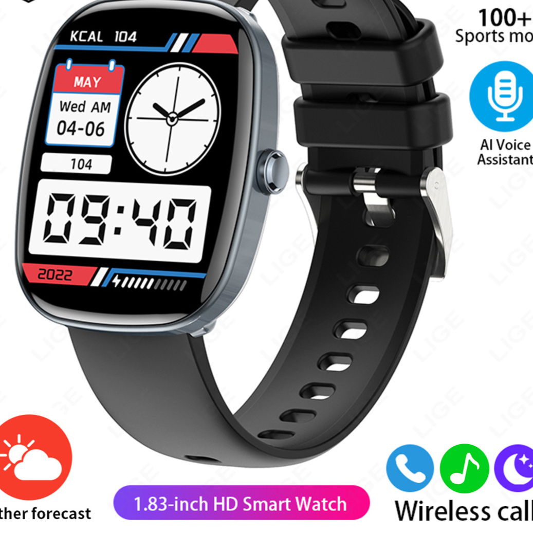 Bluetooth Smart Watch with Health Monitoring