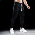 Mens Stretch Running Pants with Zipper