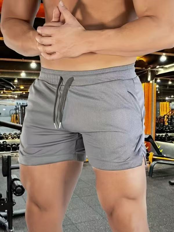 Mens Quick-Dry Fitness Training Shorts