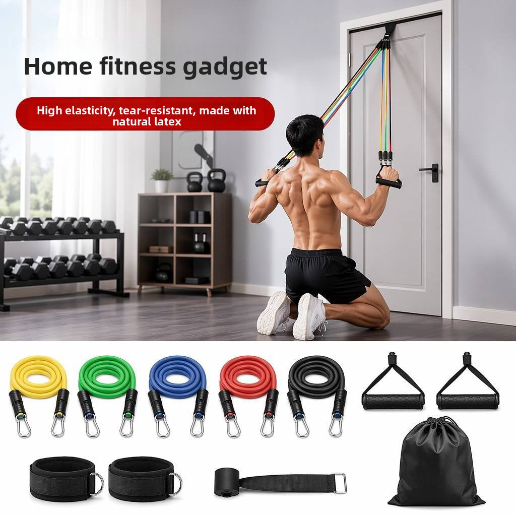 Fitness Resistance Band Set 11 Pieces for Home Workout Strength Training