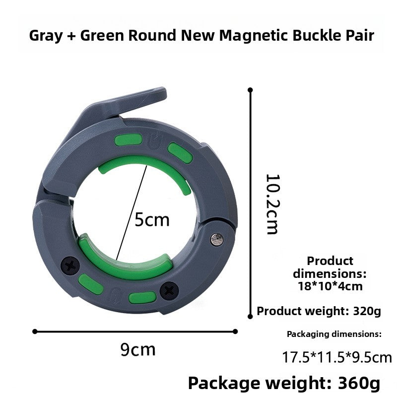 Fitness Barbell Magnetic Snap Lock Collar