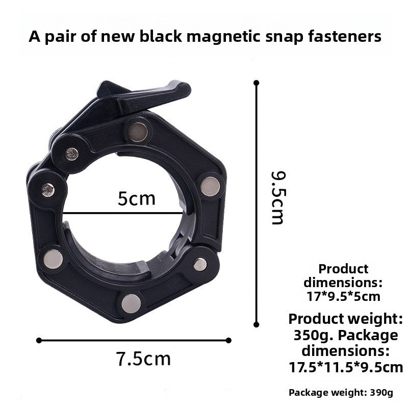 Fitness Barbell Magnetic Snap Lock Collar