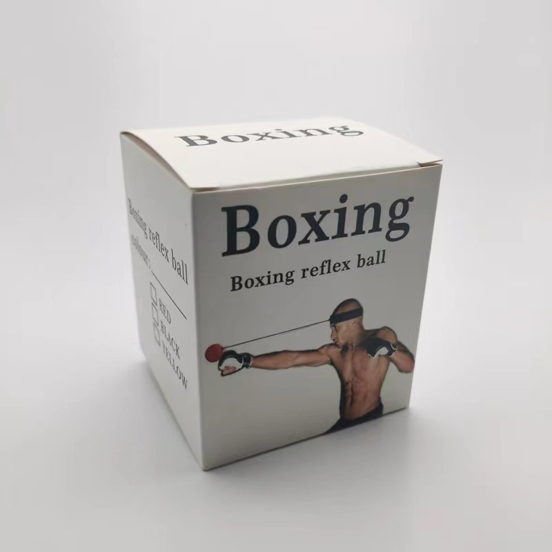 Head-Mounted Boxing Reaction Ball for Fitness and Reflex Training