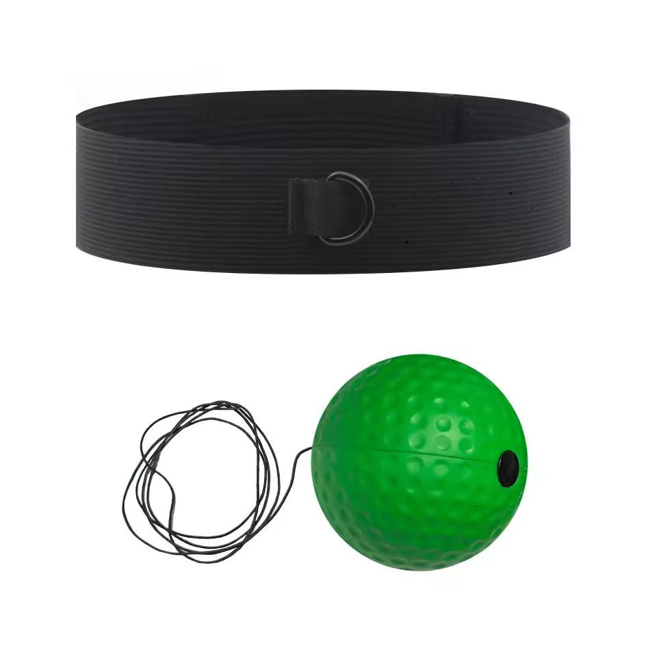 Head-Mounted Boxing Reaction Ball for Fitness and Reflex Training