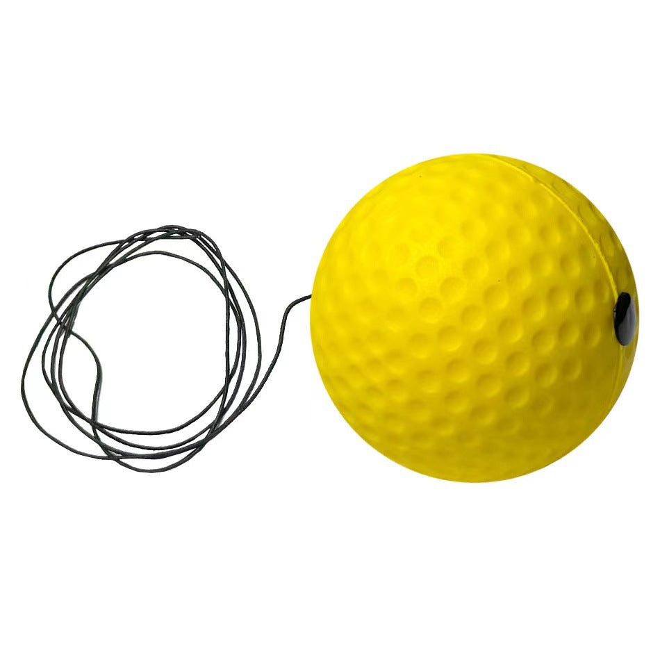 Head-Mounted Boxing Reaction Ball for Fitness and Reflex Training