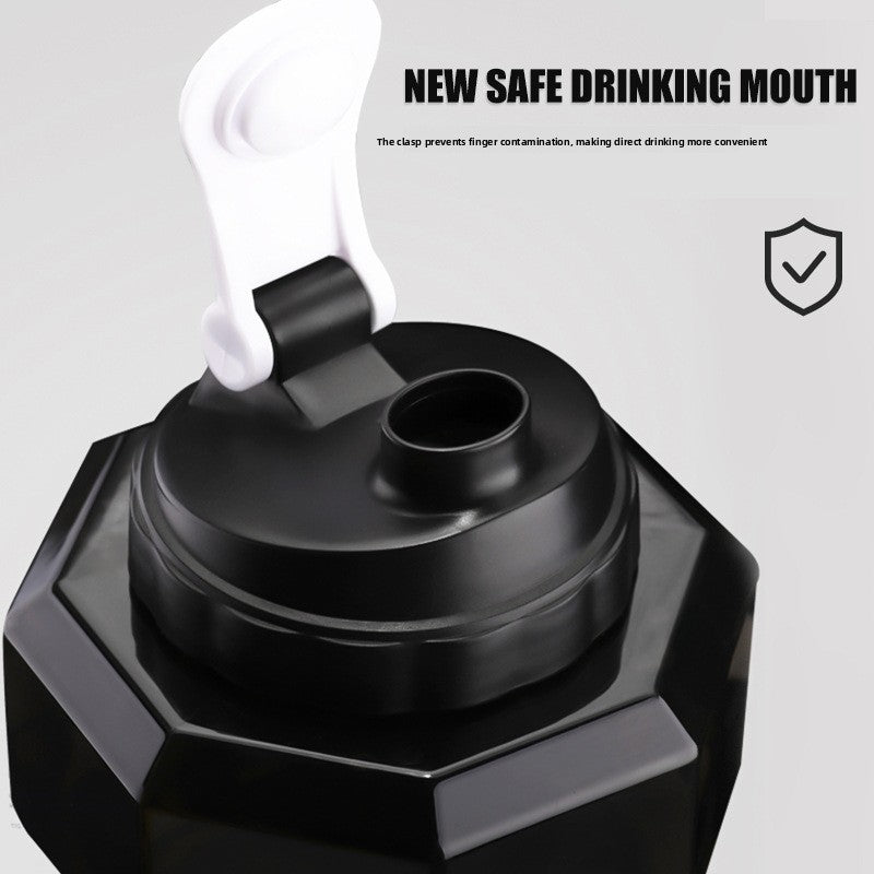 Creative dumbbell fitness kettle water filling dumbbell