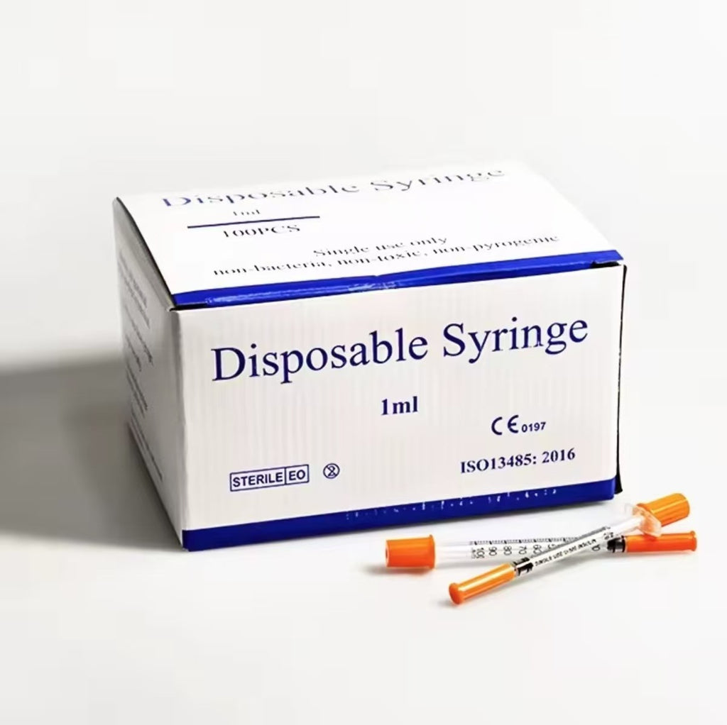 Disposable Insulin Syringe 1ml 31G 6mm with Needle