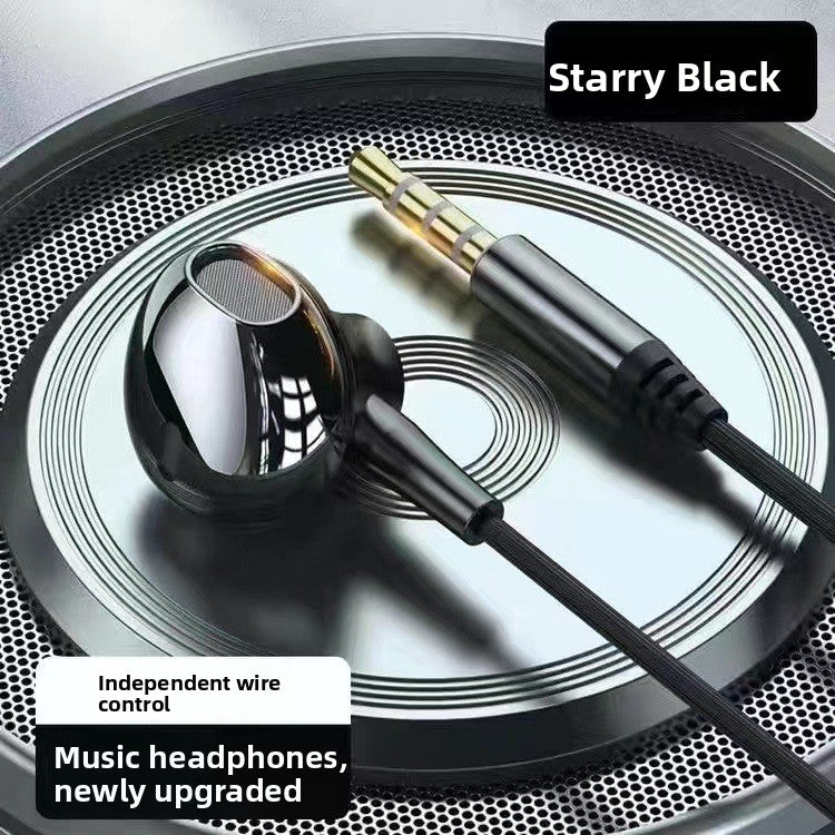 Metal In-Ear Wired Headphones with Microphone