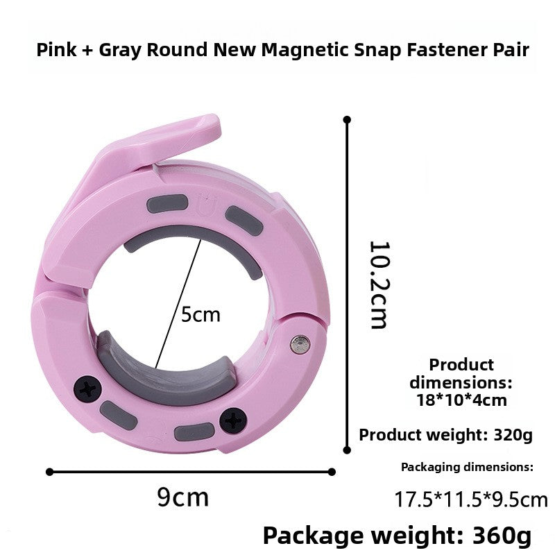 Fitness Barbell Magnetic Snap Lock Collar