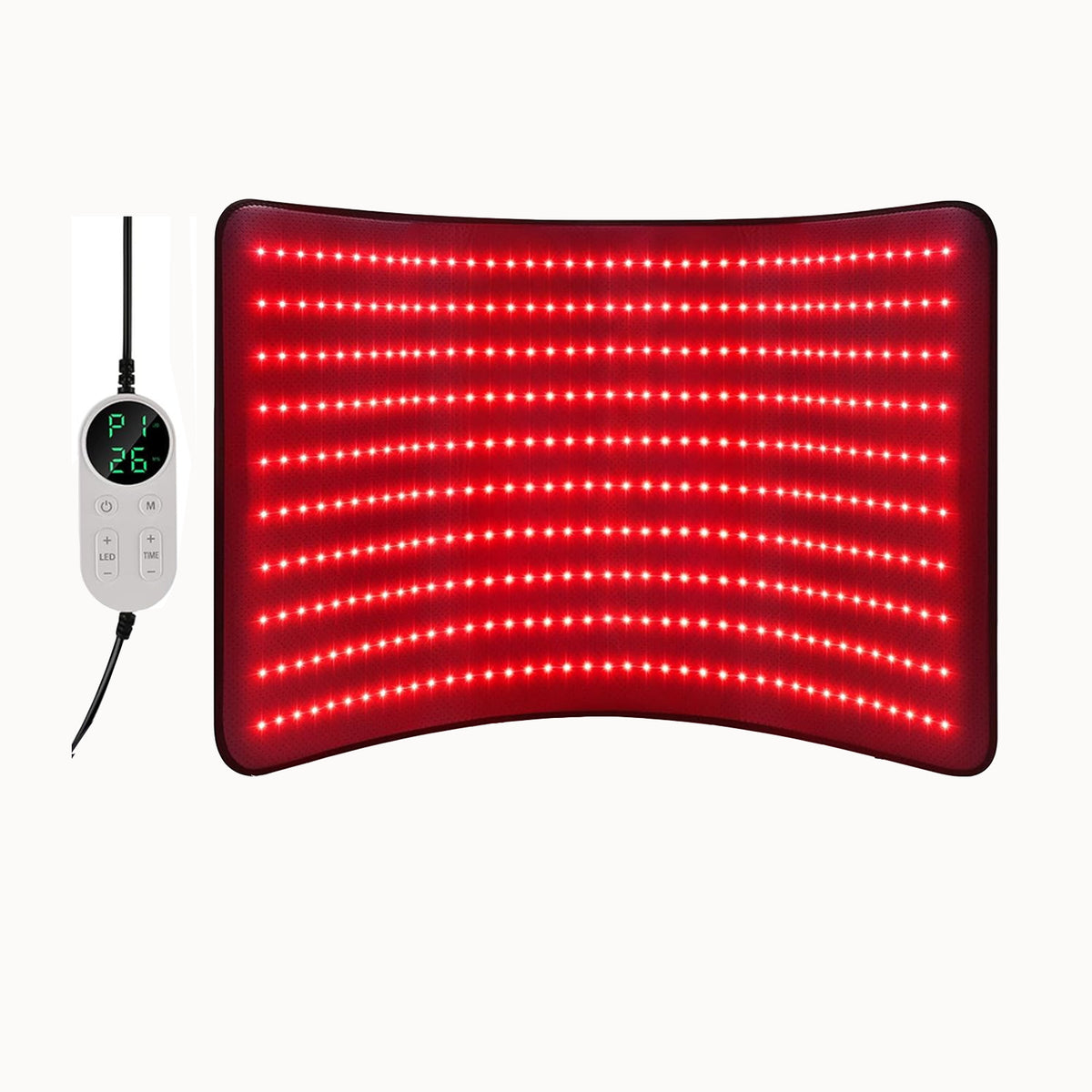 Dual-Wave Infrared Heating Pad with Red Light Therapy