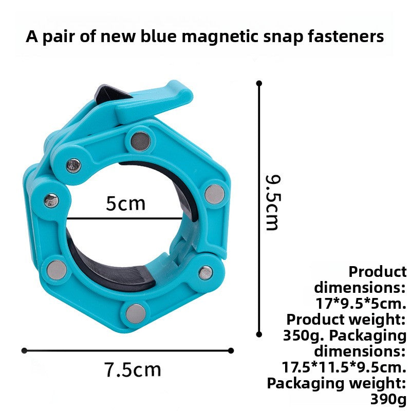 Fitness Barbell Magnetic Snap Lock Collar