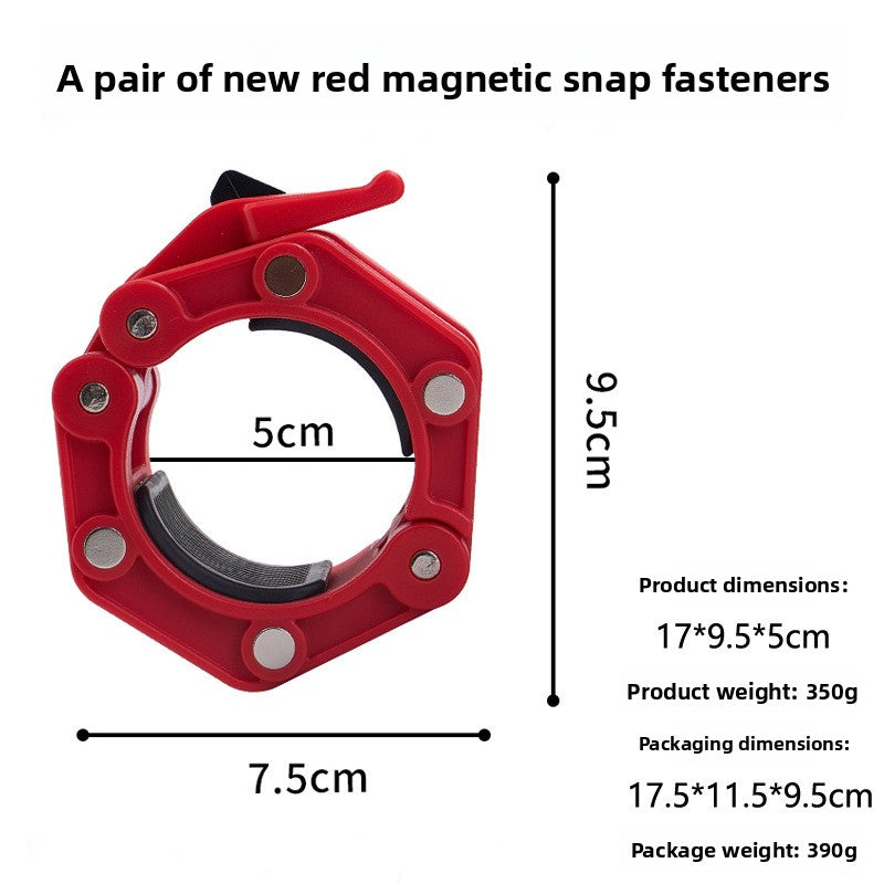 Fitness Barbell Magnetic Snap Lock Collar