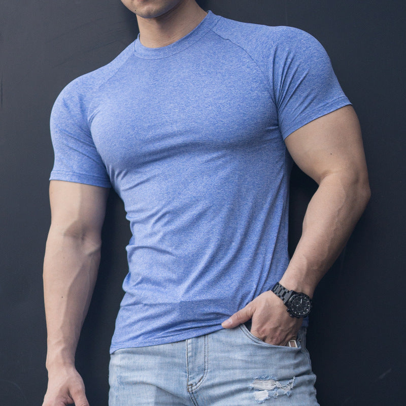 Men's High Elastic Quick-Dry Fitness Training T-Shirt