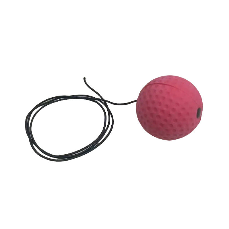 Head-Mounted Boxing Reaction Ball for Fitness and Reflex Training
