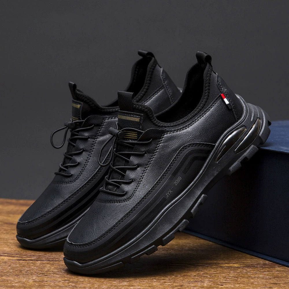 Cross-border wholesale sneaker men's 2024 spring new fashion Joker outdoor running shoes breathable fly woven casual shoes